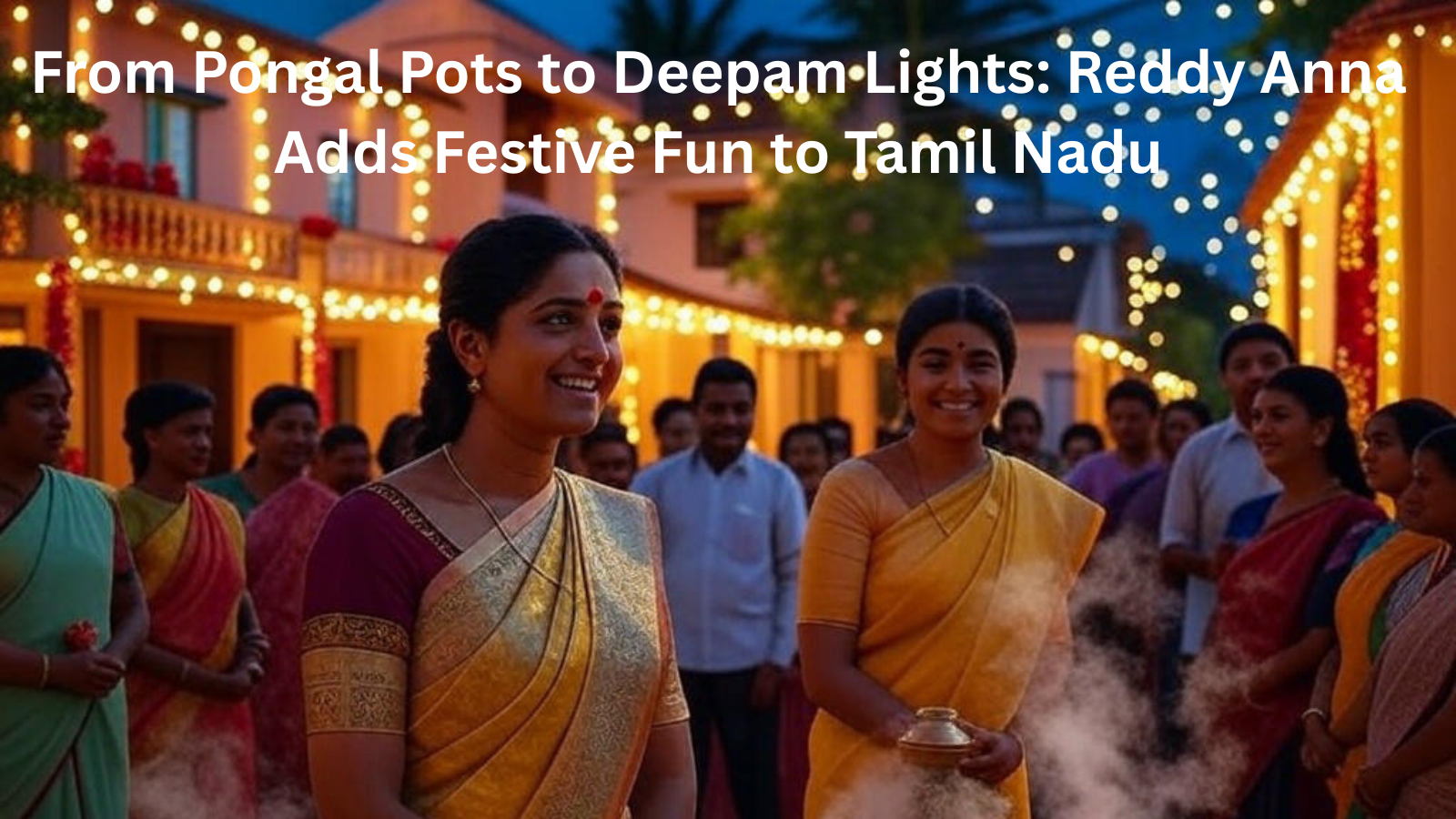 From Pongal Pots to Deepam Lights: Reddy Anna Adds Festive Fun to Tamil Nadu