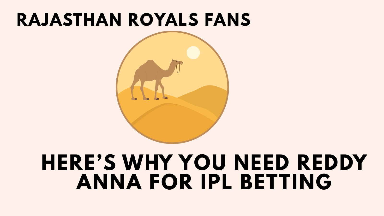Rajasthan Royals Fans: Here’s Why You Need Reddy Anna for IPL Betting